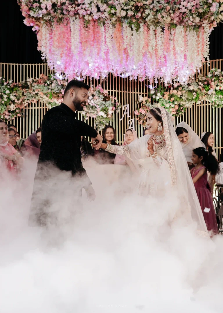 Bride and groom's first dance