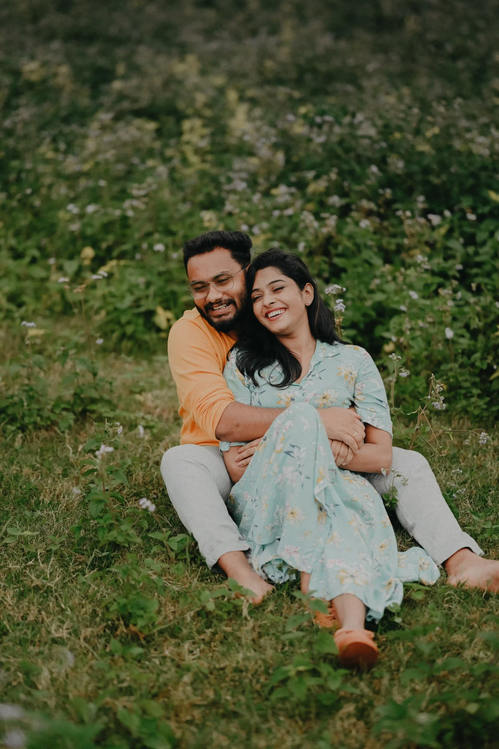 Romantic pre-wedding photoshoot of a couple in Kerala, captured by SecretVows Wedding Photography